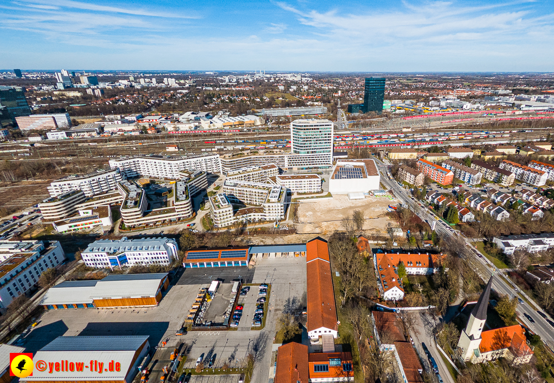 20.02.2023 - der Hachinger Bach zwischen Berg am Laim und Neuperlach